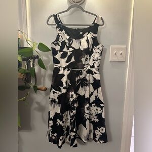 White House Black Market Monochrome Dress